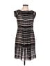 Talbots Chevron-herringbone Gray Casual Dress Size 6 - photo 1