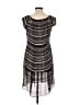 Talbots Chevron-herringbone Gray Casual Dress Size 6 - photo 2