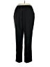 Blair 100% Polyester Solid Black Track Pants Size 16 - photo 2