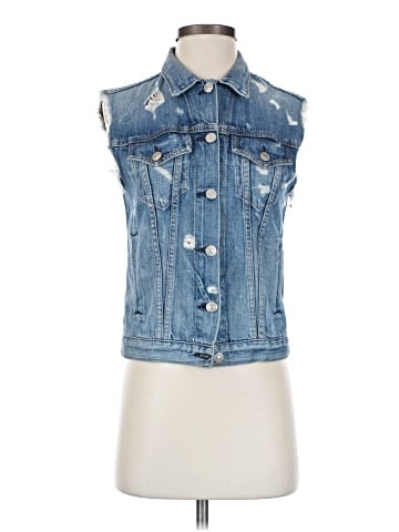 Rag & Bone/Jean Denim Vest - front