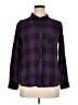 Rails Plaid Purple Long Sleeve Button-Down Shirt Size XL - photo 1
