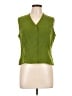 Classiques Entier 100% Silk Green Vest Size L - photo 1