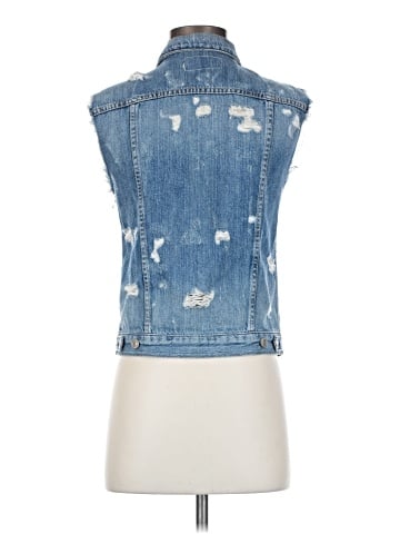 Rag & Bone/Jean Denim Vest - back