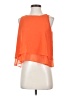 Bisou Bisou Orange Sleeveless Blouse Size S - photo 1