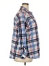 Avenue 100% Polyester Plaid Blue Long Sleeve Blouse Size 18 Plus - photo 4