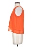 Bisou Bisou Orange Sleeveless Blouse Size S - photo 5