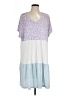 Haptics Purple Casual Dress Size L - photo 1
