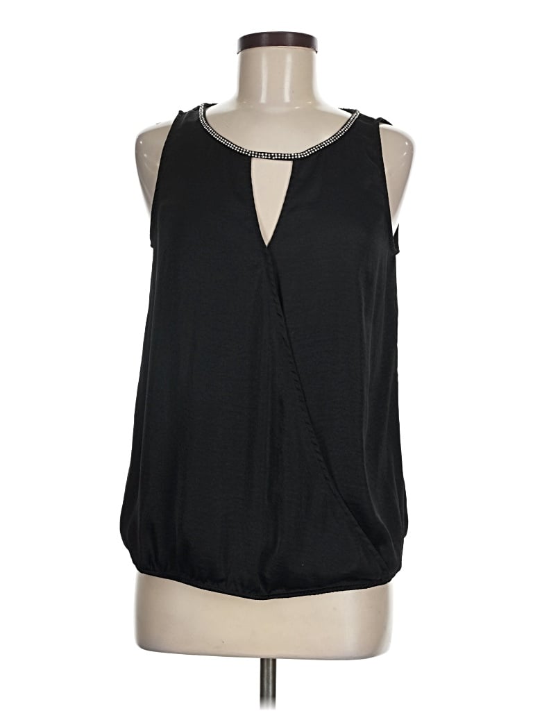 Pre-owned Jennifer Lopez Sleeveless Blouse In Black
