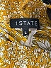 1.State 100% Polyester Gold Long Sleeve Blouse Size L - photo 7