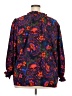 Sugarlips Paisley Blue 3/4 Sleeve Blouse Size 3X - photo 2