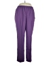 Blair 100% Polyester Solid Purple Track Pants Size 16 - photo 1