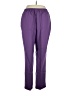 Blair 100% Polyester Solid Purple Track Pants Size 16 - photo 2