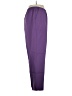 Blair 100% Polyester Solid Purple Track Pants Size 16 - photo 4