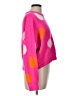 Blu Pepper 100% Polyester Polka Dots Pink Pullover Sweater Size L - photo 4