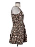 Forever 21 Floral Brown Casual Dress Size XS - photo 4