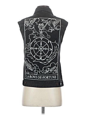 Moto Denim Vest (view 2)
