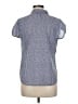 Eddie Bauer Print Blue Short Sleeve Blouse Size M - photo 2