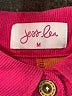 Jess Lea Color Block Pink Orange Blazer Size M - photo 6