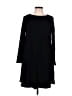 Go Couture Solid Black Casual Dress Size M - photo 1