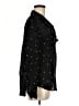 L'Agence 100% Silk Stars Black Blouse Size Med (2) - photo 4
