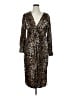 Express Animal Print Brown Casual Dress Size XL - photo 1