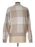 Tahari Checkered-gingham Tan Pullover Sweater Size L - photo 2