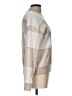 Tahari Checkered-gingham Tan Pullover Sweater Size L - photo 4