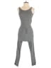 Old Navy Solid Gray Jumpsuit Size L - photo 1