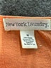 New York Laundry 100% Polyester Orange 3/4 Sleeve Blouse Size M - photo 7