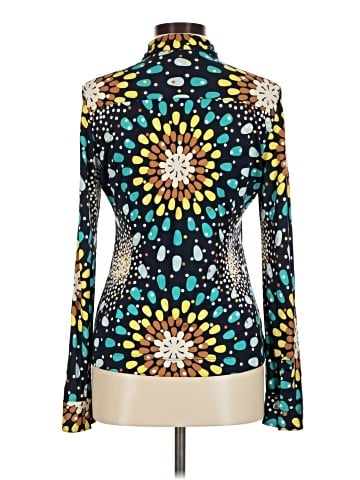 Tory Burch Long Sleeve Silk Top (view 2)