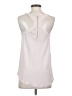 Express 100% Polyester Ivory Sleeveless Top Size S - photo 2