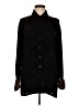 Casual Corner Tweed Brown Black Long Sleeve Blouse Size 8 - photo 1