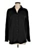 Uniqlo 100% Polyester Black Long Sleeve Blouse Size M - photo 1