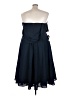 LanTing Bride 100% Polyester Solid Blue Cocktail Dress Size 4X (estimated) - photo 2