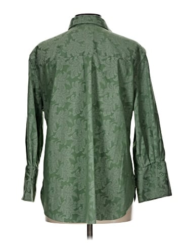 Chico's 3/4 Sleeve Button-Down Shirt (view 2)