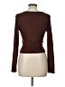 Popular 21 Brown Long Sleeve Top Size L - photo 2