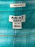 Ariat 100% Cotton Plaid Teal Long Sleeve Button-Down Shirt Size XL - photo 7