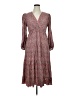 Max Studio 100% Rayon Paisley Gray Pink Casual Dress Size XL - photo 1