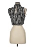 Miss Selfridge 100% Polyester Ivory Sleeveless Blouse Size 8 - photo 2