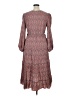 Max Studio 100% Rayon Paisley Gray Pink Casual Dress Size XL - photo 2
