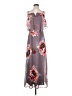 Jodi Kristopher 100% Polyester Floral Gray Casual Dress Size XS - photo 1