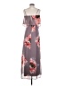 Jodi Kristopher 100% Polyester Floral Gray Casual Dress Size XS - photo 2