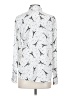 Karl Lagerfeld Paris 100% Polyester Stars Silver Long Sleeve Blouse Size S - photo 2