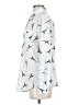 Karl Lagerfeld Paris 100% Polyester Stars Silver Long Sleeve Blouse Size S - photo 5