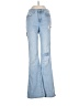 Scoop 100% Cotton Hearts Blue Jeans Size 0 - photo 1