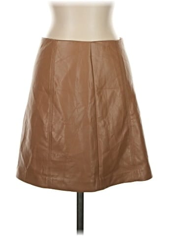 Babaton Faux Leather Skirt (view 1)