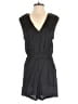 Bebe Solid Black Romper Size L - photo 1