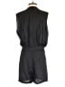 Bebe Solid Black Romper Size L - photo 2