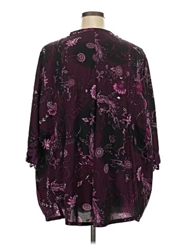Roaman's 3/4 Sleeve Blouse (view 2)
