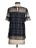 Max Edition Blue Short Sleeve Blouse Size S - photo 2